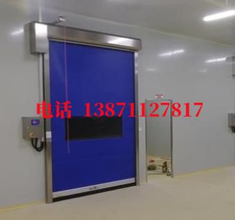 物流园拉链密封快速卷帘门